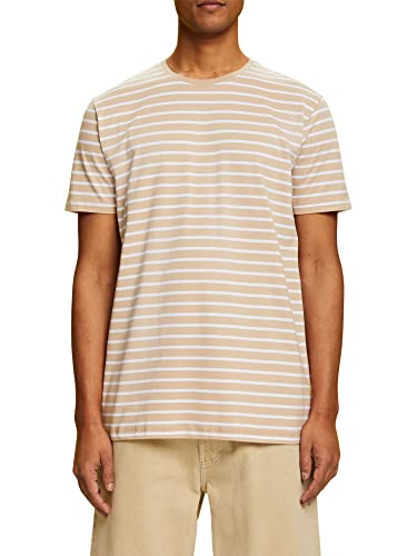 ESPRIT Herren 043CC2K312 T-Shirt, 287/SAND 3, S von ESPRIT