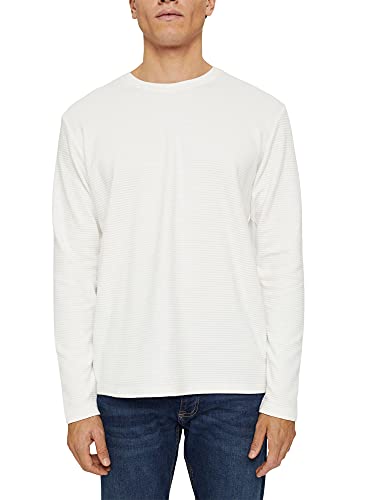 ESPRIT Herren 101CC2J306 Sweatshirt, Off White, XXL von ESPRIT