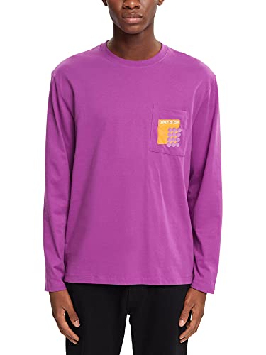 ESPRIT Herren 102CC2K302 T-Shirt, 505/VIOLET, S von ESPRIT