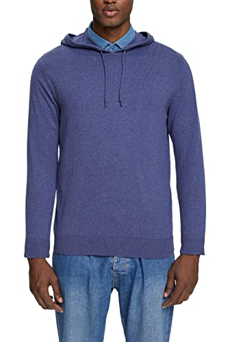 ESPRIT EDC by Herren 992CC2I302 Pullover, 424/GREY Blue 5, XL von ESPRIT