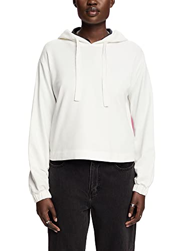 ESPRIT Damen 043CC1J301 Sweatshirt, 110/OFF White, S von ESPRIT