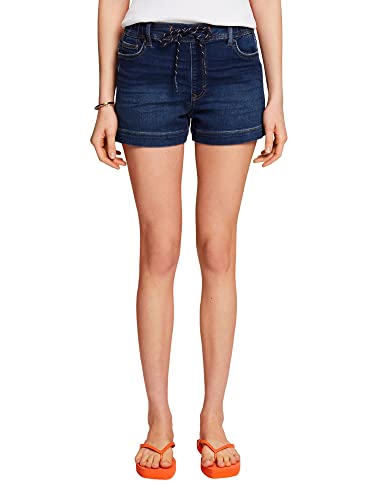 ESPRIT Damen 043CC1C302 Jeans-Shorts, 901/Blue Dark Wash, 32 ESPRIT Damen 043CC1C302 Jeans-Shorts, 901/Blue Dark Wash, 32 von ESPRIT