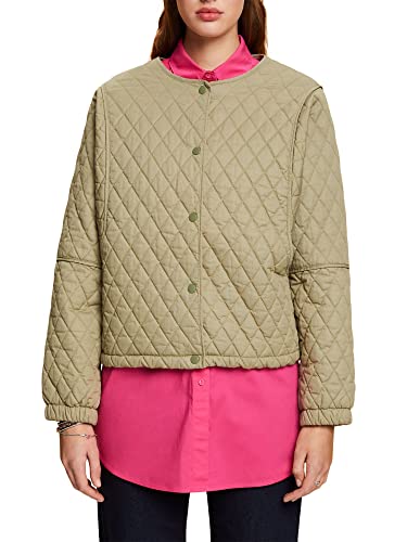ESPRIT Damen 033CC1G303 Jacke, 350/KHAKI Green, L ESPRIT Damen 033CC1G303 Jacke, 350/KHAKI Green, L von ESPRIT