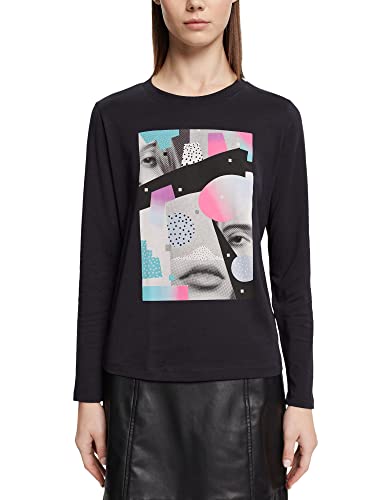 ESPRIT Damen 102CC1K314 T-Shirt, 001/BLACK, S von ESPRIT