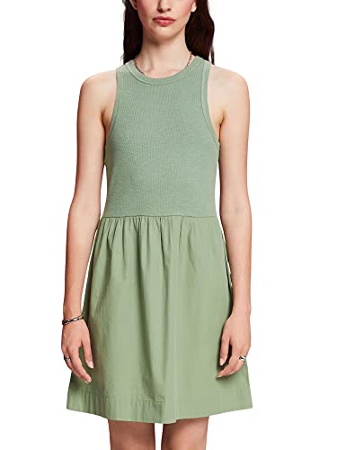 ESPRIT Damen 053CC1E303 Kleid, 266/PALE Khaki 2, L von ESPRIT