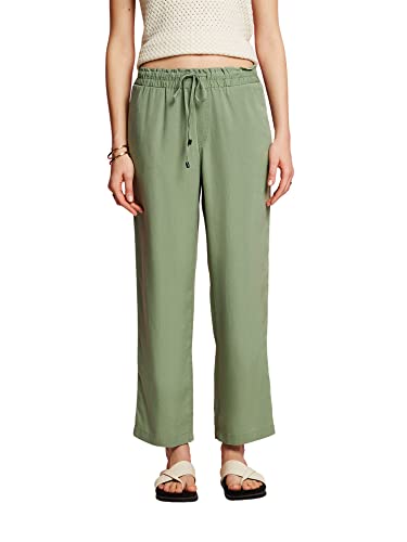 ESPRIT Damen 053CC1B313 Hose, 266/PALE Khaki 2, 34 von ESPRIT