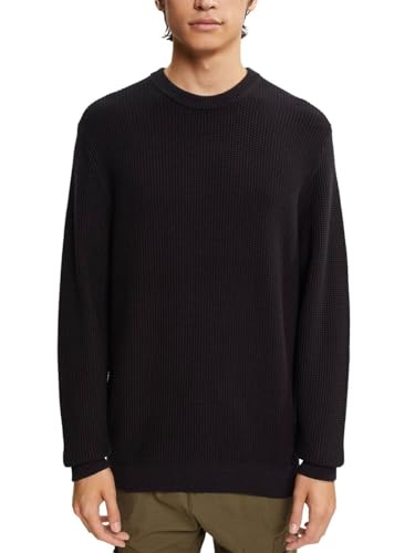 ESPRIT Herren 991CC2I303 Pullover, 001/BLACK, XS von ESPRIT