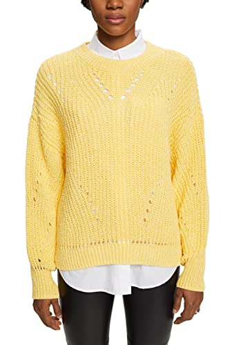 ESPRIT Damen 023CC1I303 Pullover, 749/LIGHT Yellow 5, L von ESPRIT