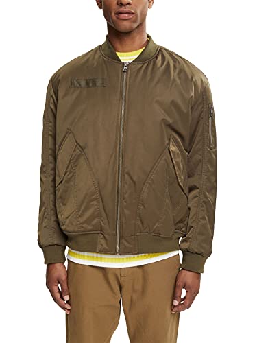 ESPRIT Herren 072CC2G303 Jacke, 356/DARK Khaki 2, L von ESPRIT