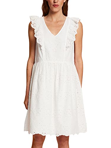 ESPRIT Damen 043CC1E308 Kleid, 110/OFF White, XL von ESPRIT