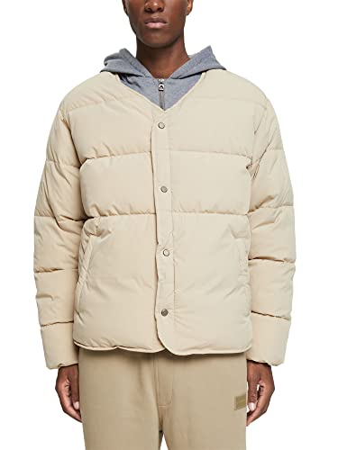 ESPRIT Herren 082CC2G302 Jacke, 291/LIGHT BEIGE 2, L von ESPRIT