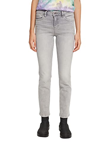 edc by ESPRIT Damen 082cc1b322 Jeans, 922/Grey Medium Wash, 27W / 32L EU von ESPRIT