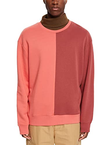 ESPRIT Herren 092CC2J308 Sweatshirt, 645/CORAL, L von ESPRIT