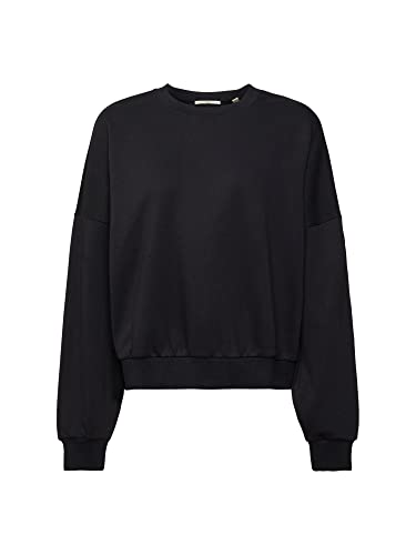 ESPRIT Damen 092CC1J302 Sweatshirt, 001/BLACK, XL/XXL von ESPRIT