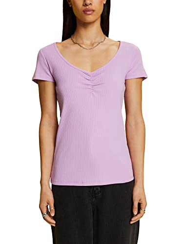 ESPRIT Damen 063CC1K302 T-Shirt, 505/VIOLET, M von ESPRIT