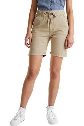 edc by ESPRIT Damen Shorts 040cc1c315, 250/Khaki Beige, 38 von ESPRIT