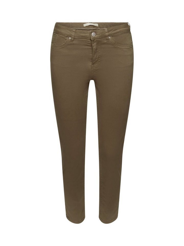 edc by Esprit 7/8-Hose Stretchige Mid-Rise-Hose in Cropped-Länge von edc by Esprit