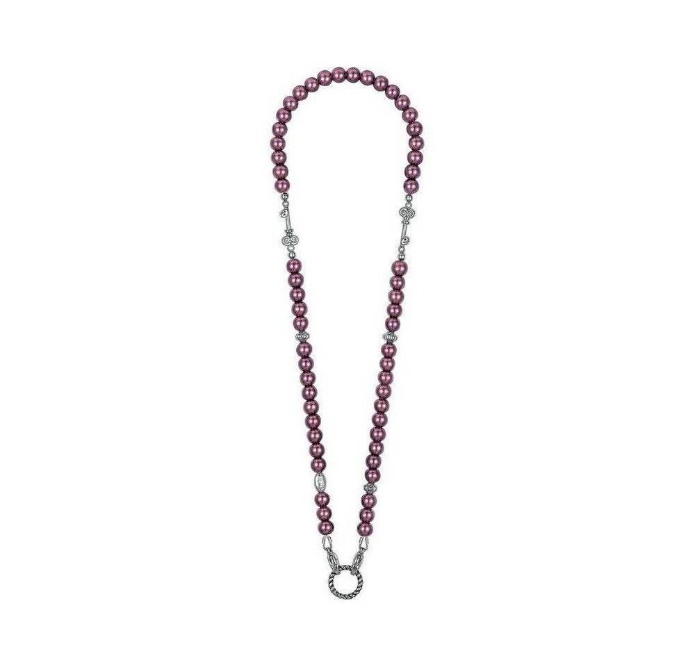 edc by Esprit Collier EENL10229A420, Sportliches Perlenhalsband mit Glam-Rock-Akzenten von edc by Esprit