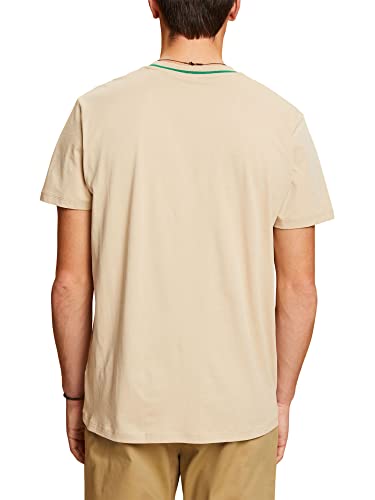 ESPRIT Herren 043CC2K307 T-Shirt, 285/SAND, XL von ESPRIT