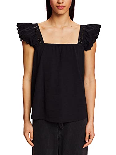 ESPRIT Damen 043CC1K311 T-Shirt, 001/BLACK, L ESPRIT Damen 043CC1K311 T-Shirt, 001/BLACK, L von ESPRIT