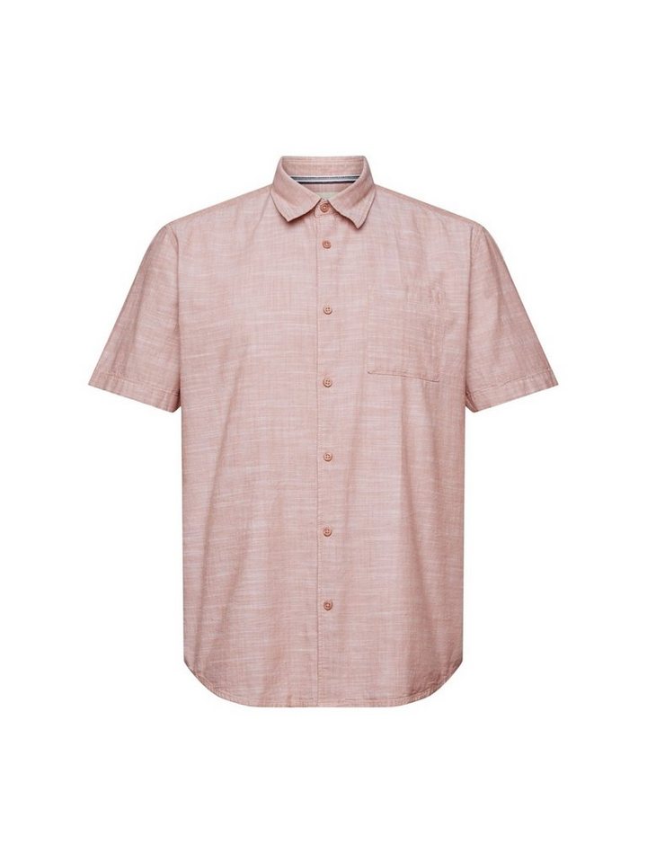 edc by Esprit Kurzarmhemd Button-Down-Hemd aus Baumwolle von edc by Esprit