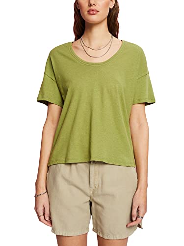 ESPRIT Damen 043CC1K307 T-Shirt, 325/PISTACHIO Green, XL von ESPRIT