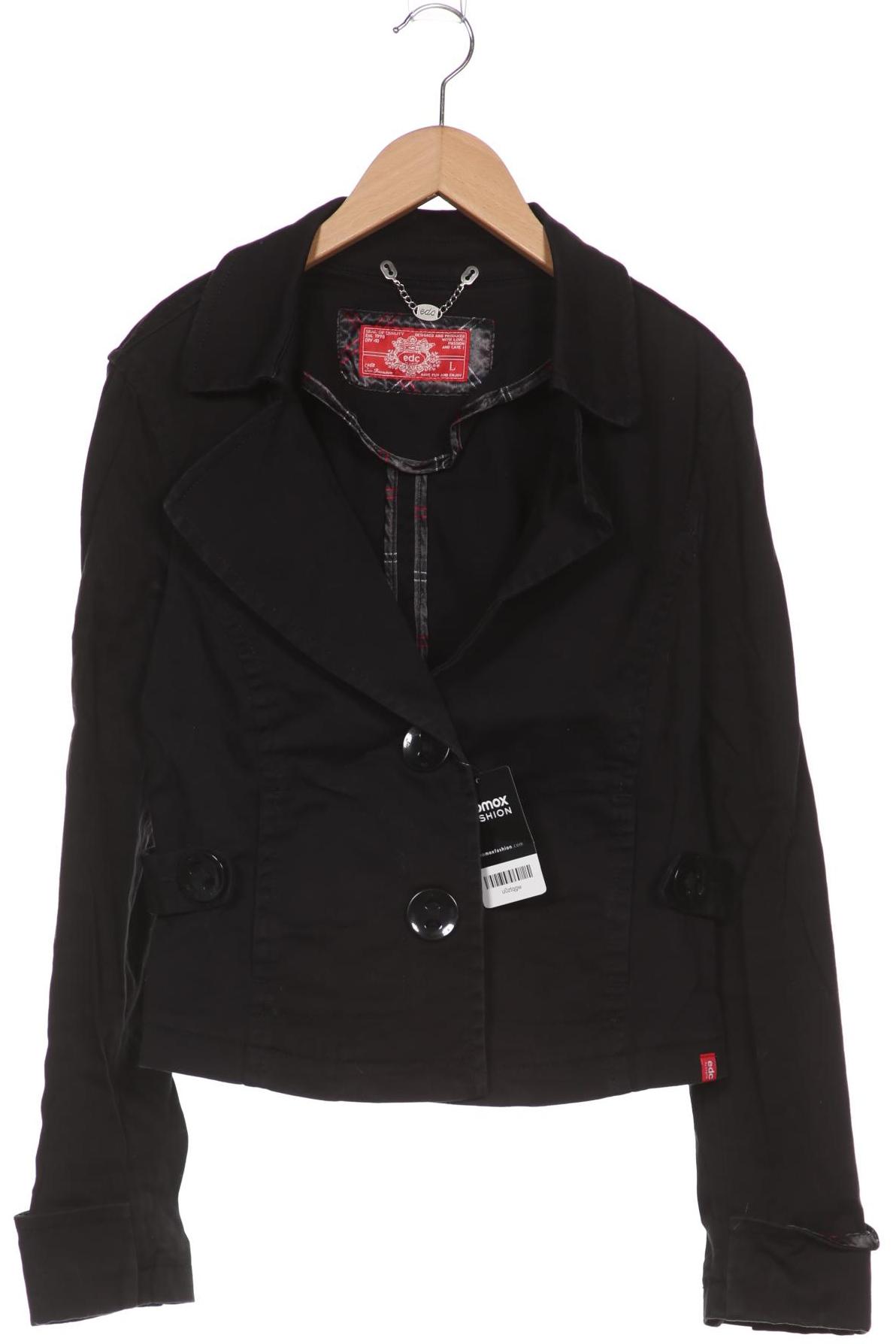 edc by Esprit Damen Jacke, schwarz von edc by esprit