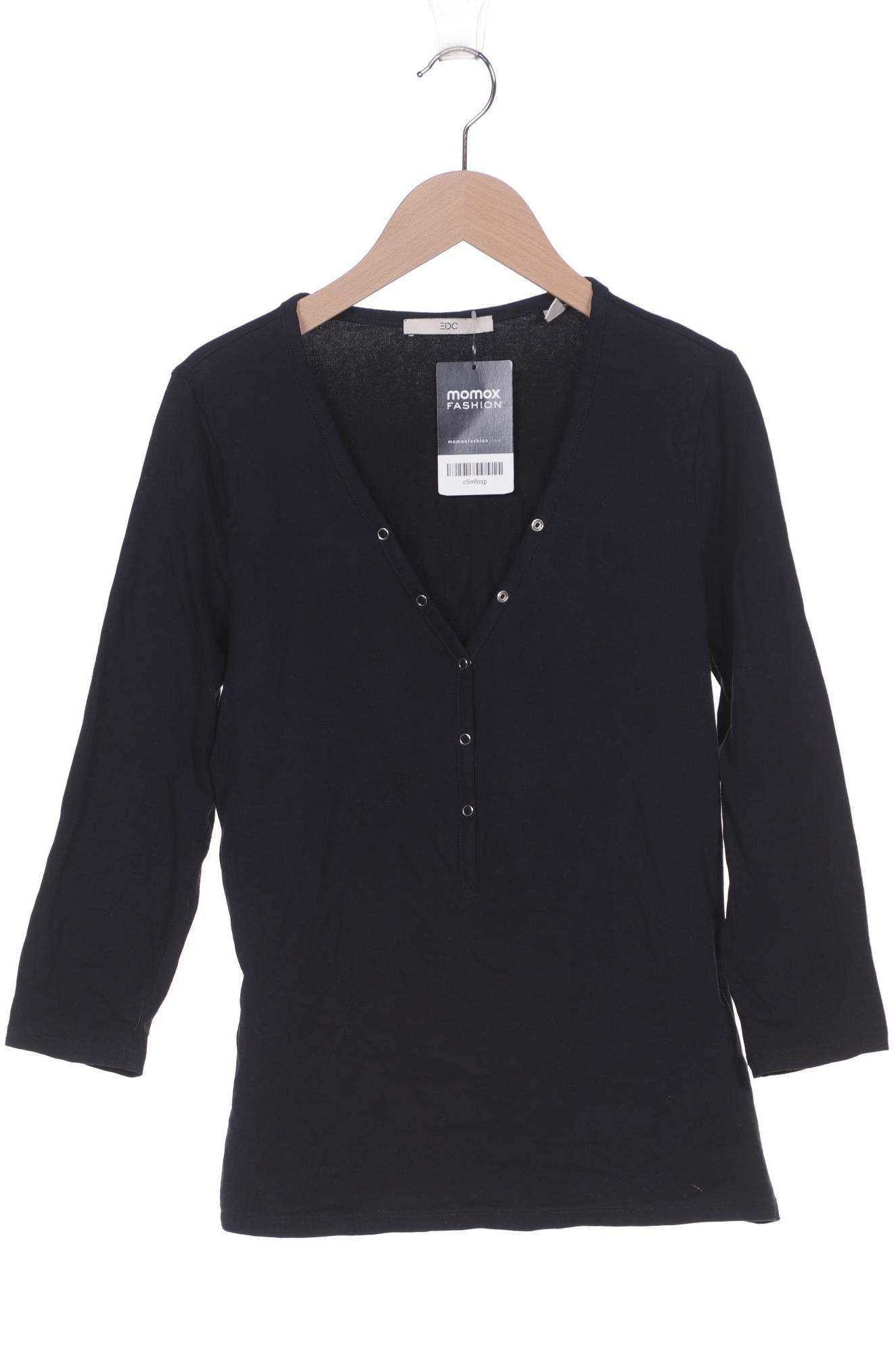 edc by Esprit Damen Langarmshirt, schwarz von edc by esprit