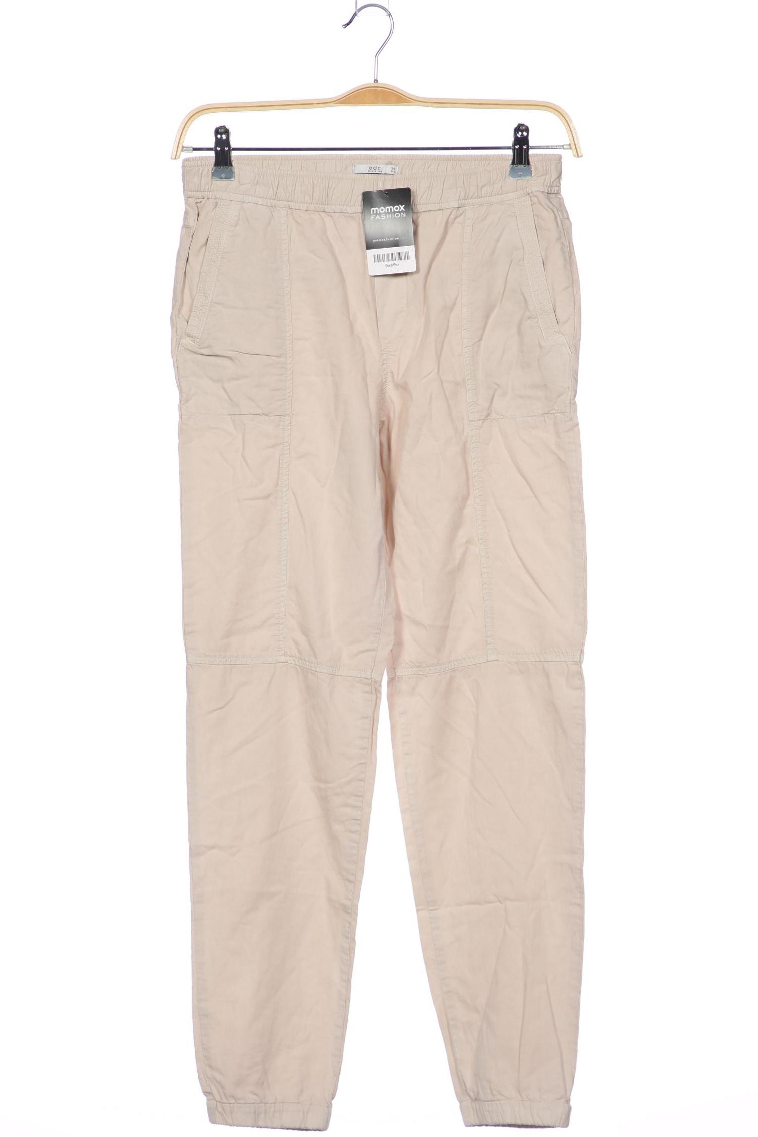 edc by Esprit Damen Stoffhose, beige von edc by esprit