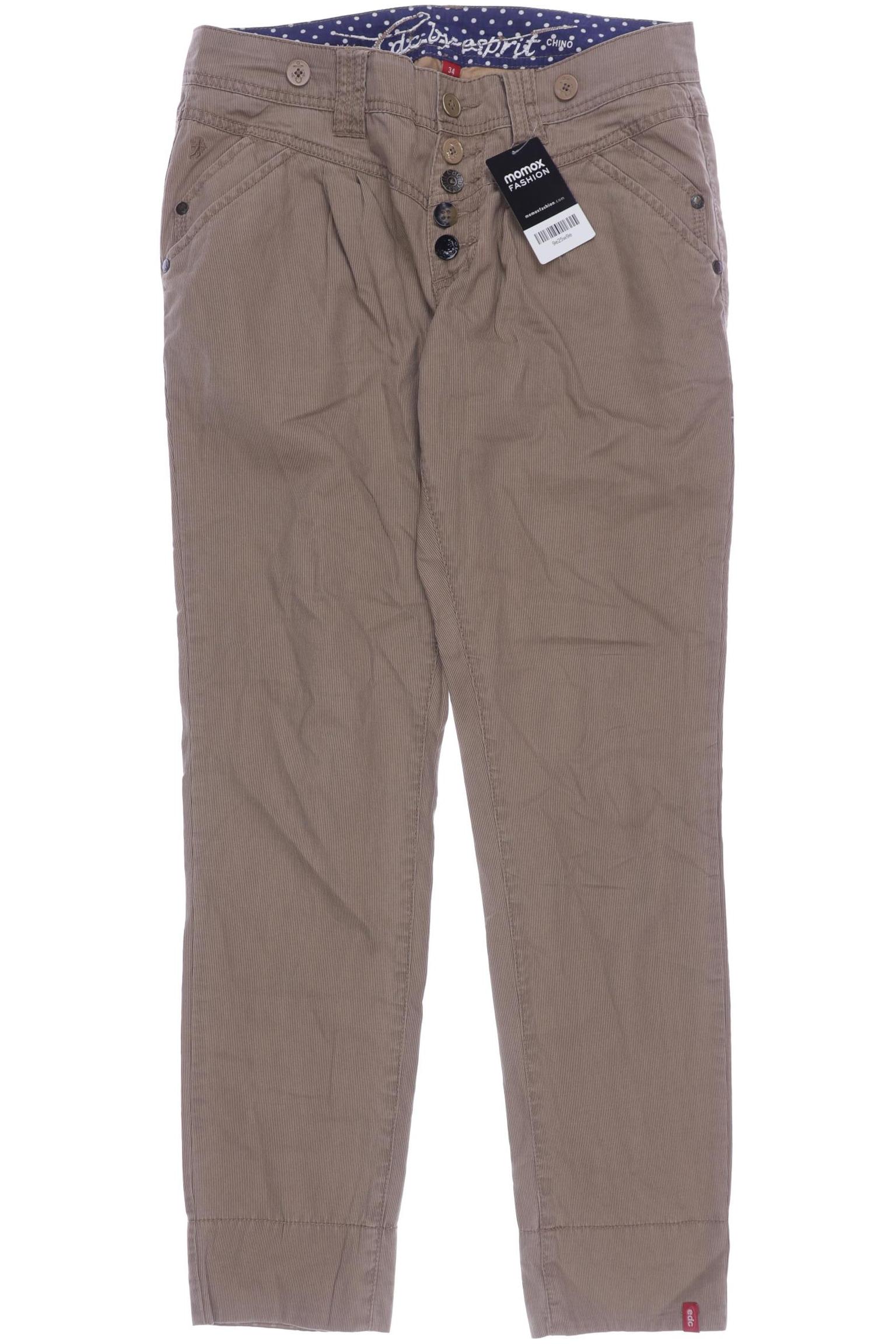 edc by Esprit Damen Stoffhose, braun von edc by esprit