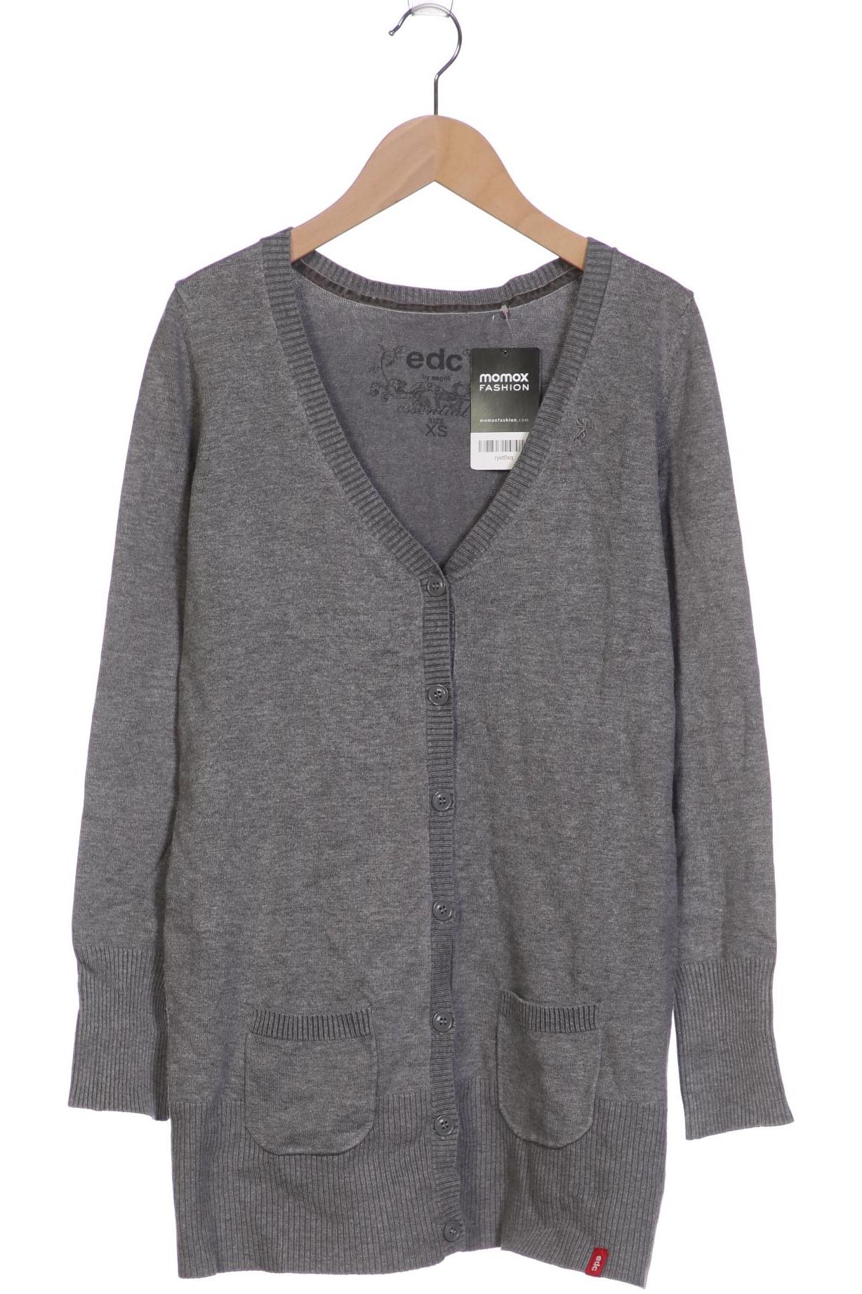 edc by Esprit Damen Strickjacke, grau von edc by esprit