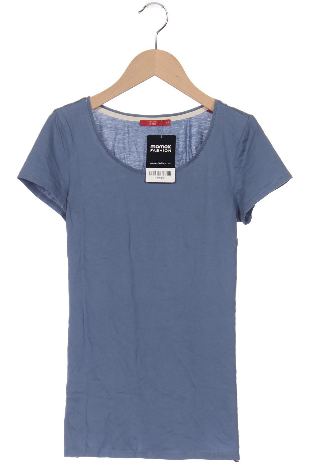 edc by Esprit Damen T-Shirt, blau von edc by esprit