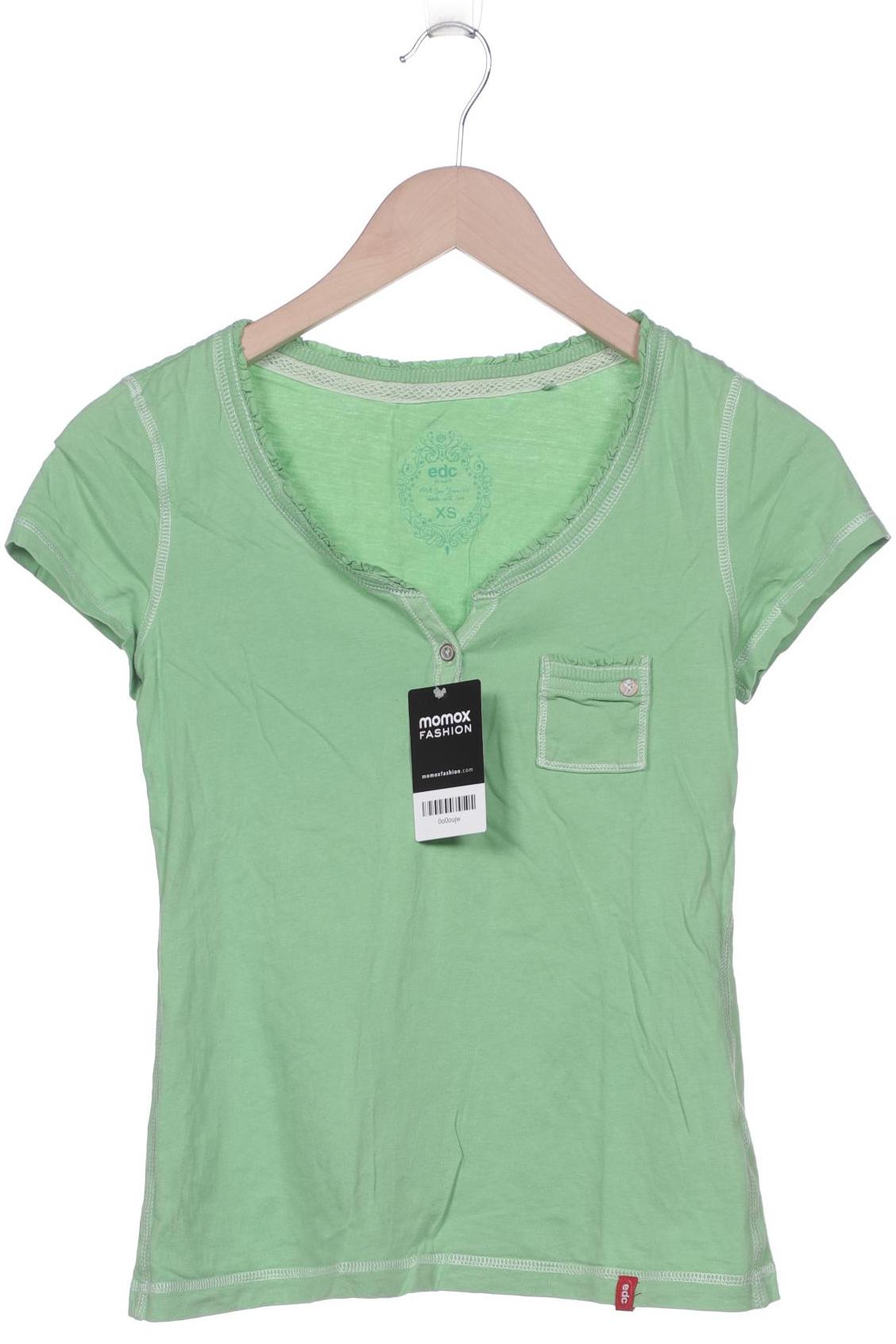 edc by Esprit Damen T-Shirt, grün von edc by esprit