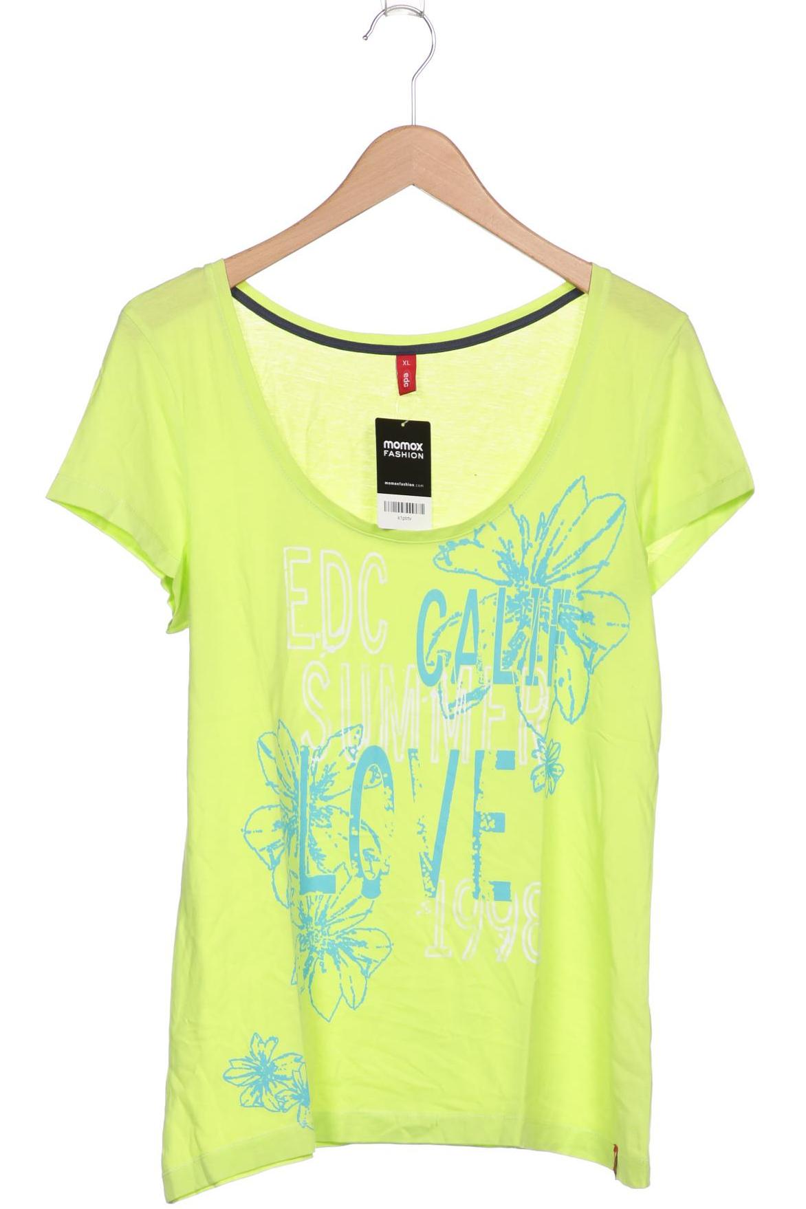edc by Esprit Damen T-Shirt, grün von edc by esprit
