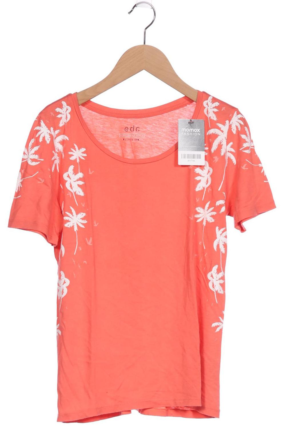 edc by Esprit Damen T-Shirt, orange von edc by esprit