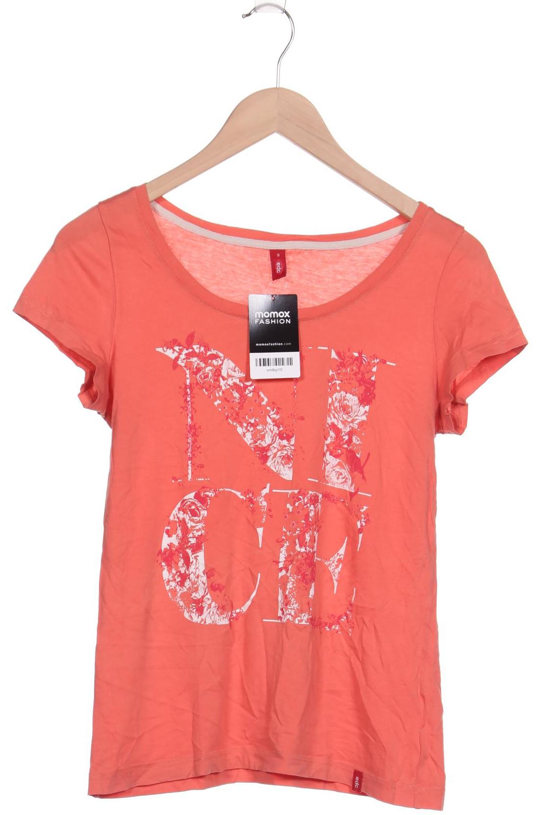 edc by Esprit Damen T-Shirt, orange von edc by esprit