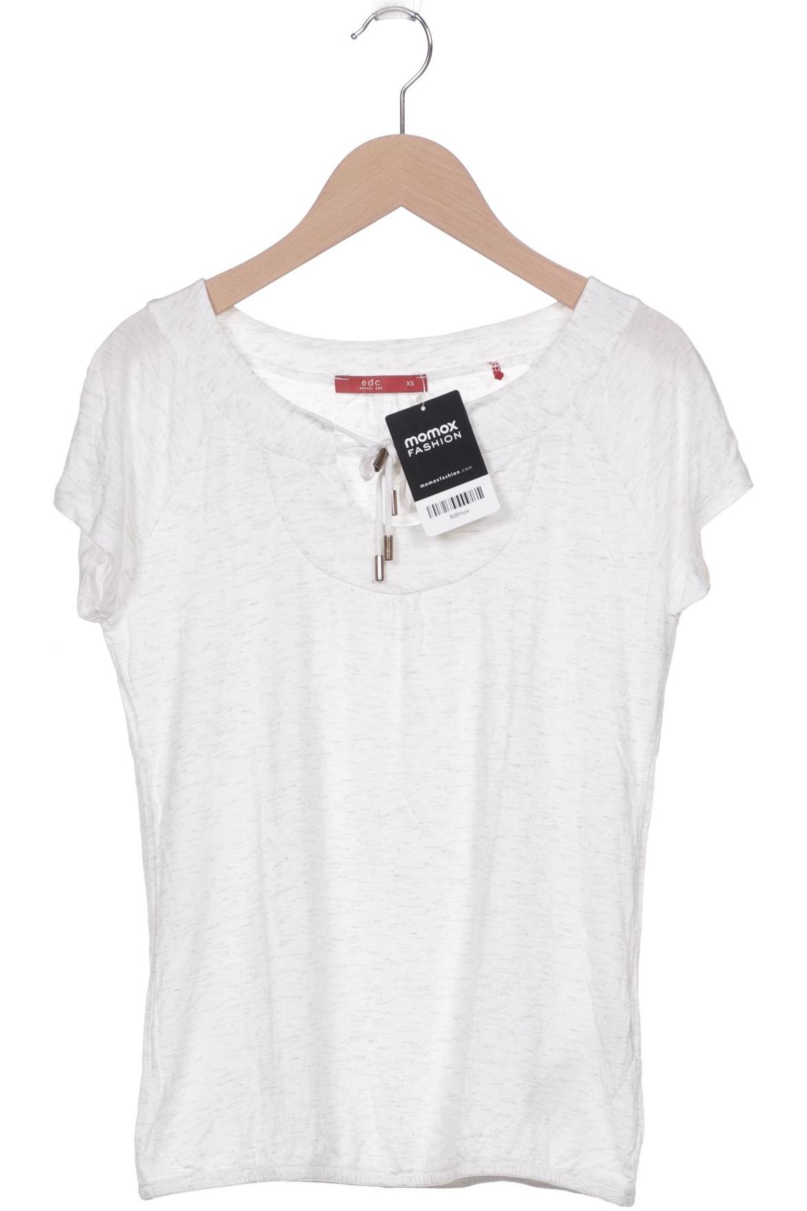 edc by Esprit Damen T-Shirt, weiß von edc by esprit