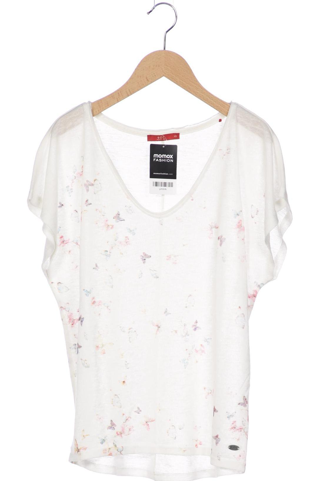 edc by Esprit Damen T-Shirt, weiß von edc by esprit