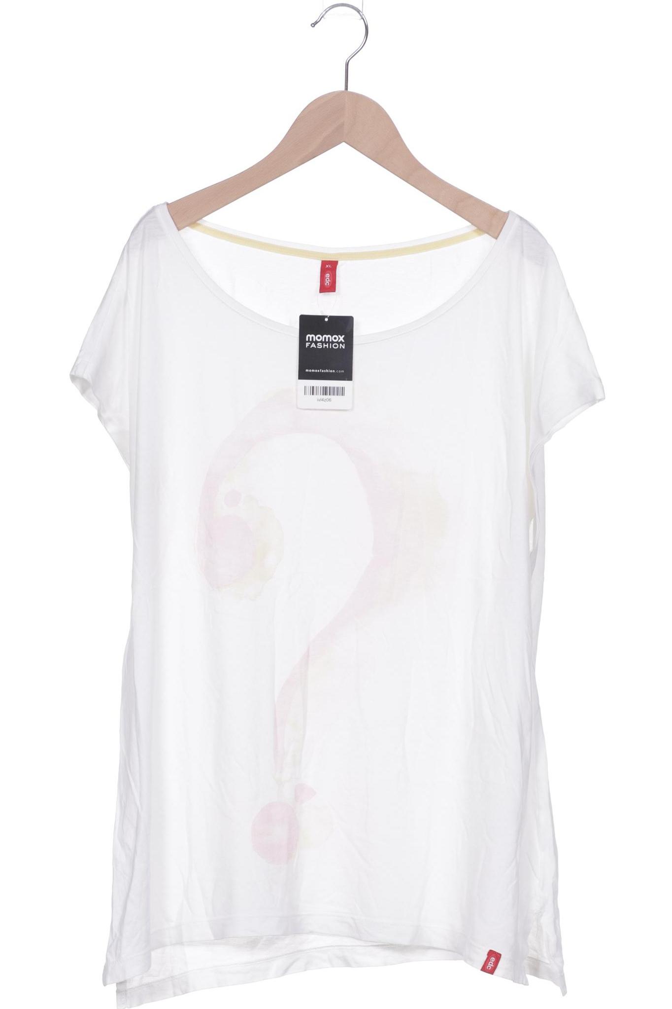 edc by Esprit Damen T-Shirt, weiß von edc by esprit