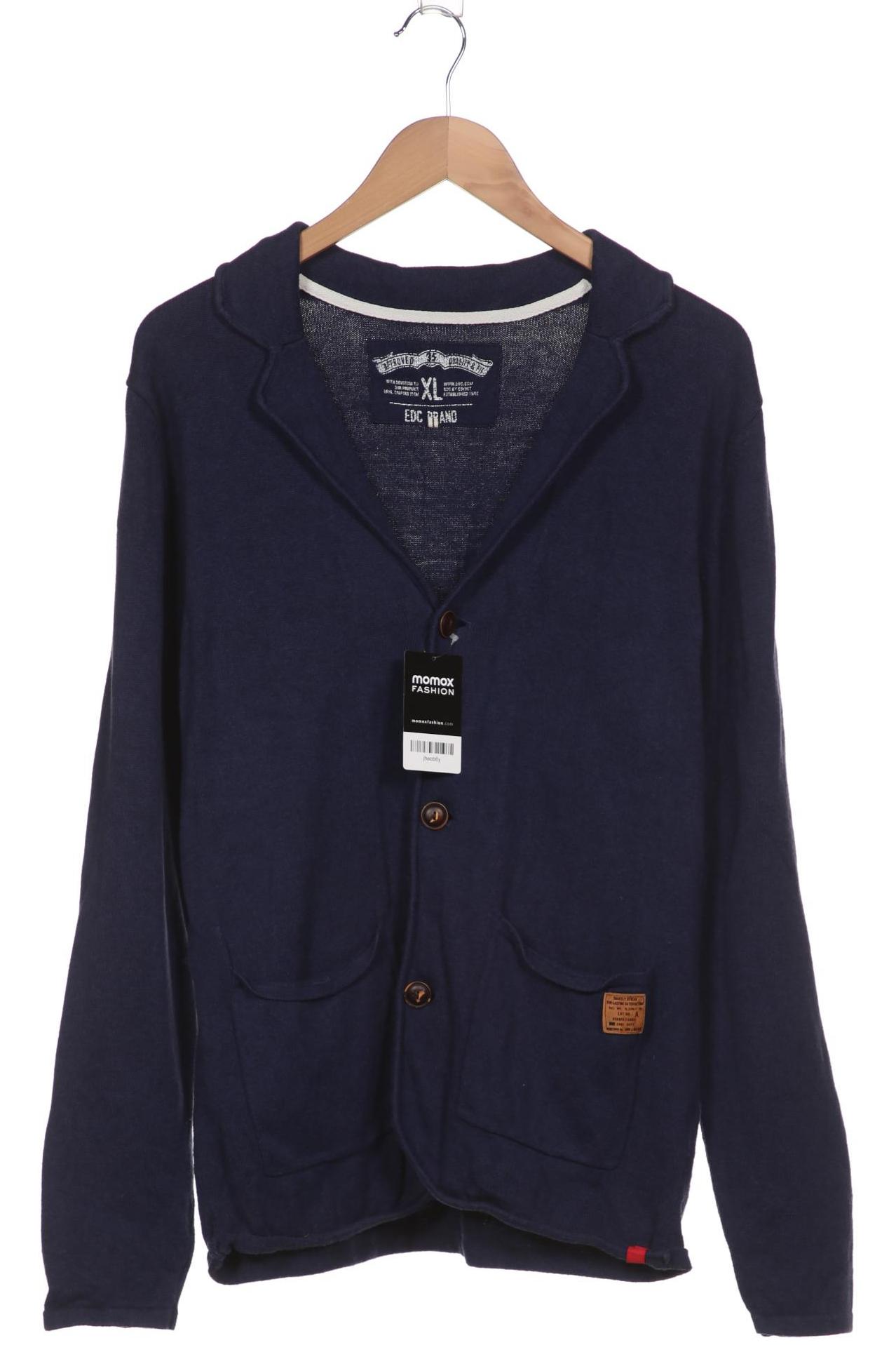 edc by Esprit Herren Strickjacke, blau von edc by esprit