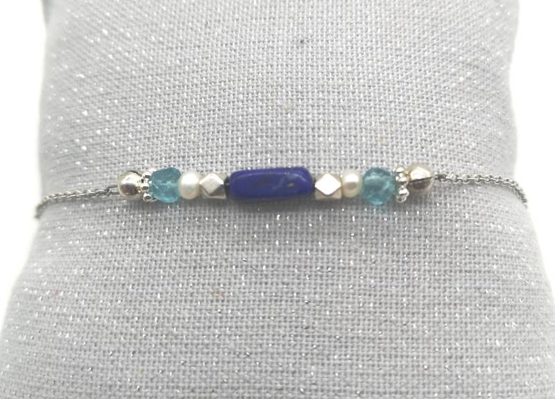 Zartes Armband Lapis von edelSTEINhuber
