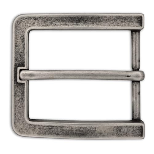 edelkern Gürtelschnalle Herren 40mm - Robuste & langlebige Metall Schnalle für Wechselgürtel - Modell „Vancouver“ von edelkern