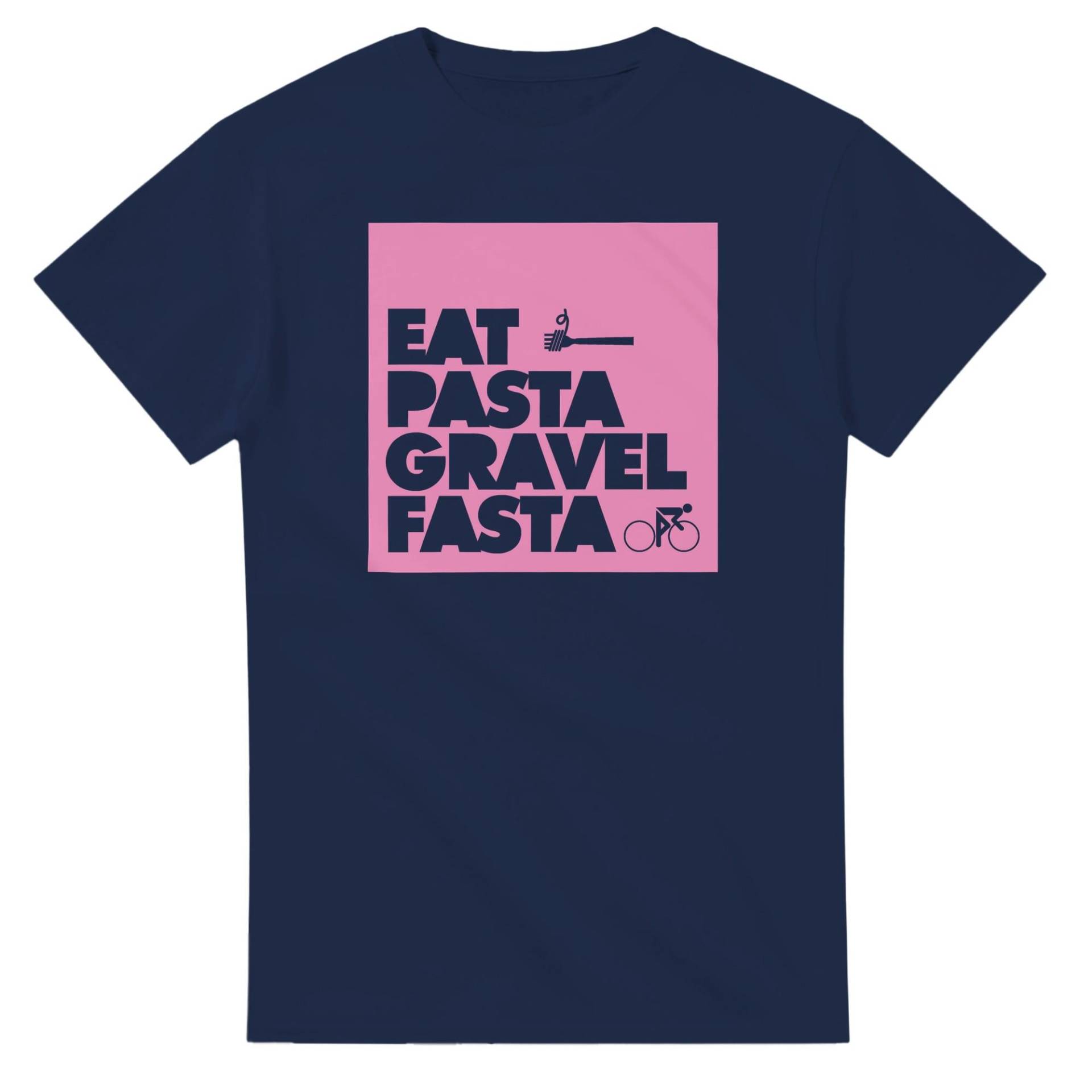 T-Shirt | Dunkelblau/Navy| Unisex Eat Pasta Gravel Fasta von edition28
