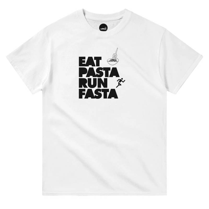 T-Shirt | Unisex Eat Pasta Run Fasta T-Shirt | Unisex Eat Pasta Run Fasta von edition28