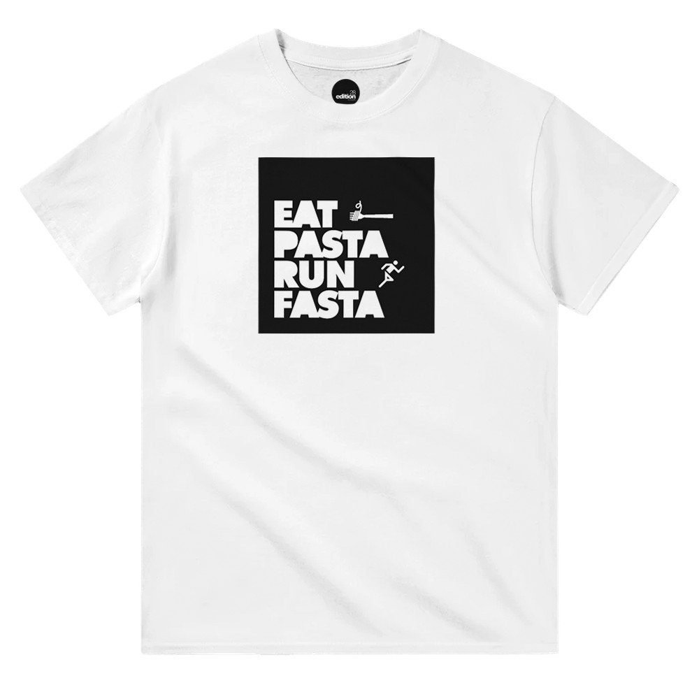 T-Shirt | Unisex Eat Pasta Run Fasta von edition28