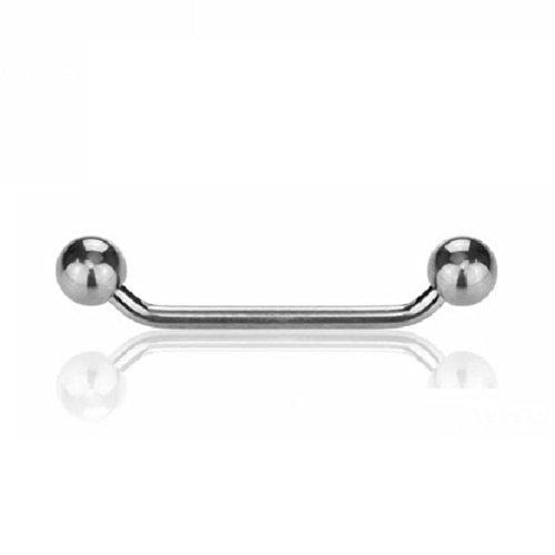 eeddoo Dermal Anchor Surface Barbell 45° Silber Titan Stärke: 1,6 mm Länge: 2,5 m/L= 20 mm 5 mm von eeddoo