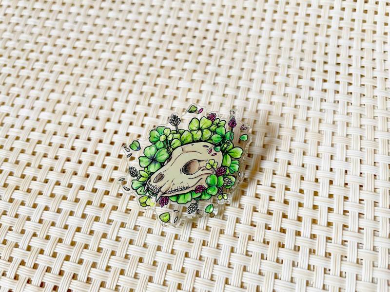 Marder Schädel Acryl Pin von eenteShop