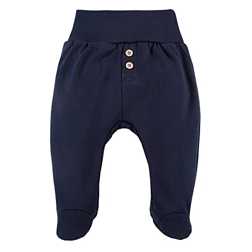 eevi Baby halb Strampler aus der Simply Comfy-Kollektion für Babys Größe 56-74 100% Baumwolle weich und angenehm im Griff bequem Marine 56 von eevi