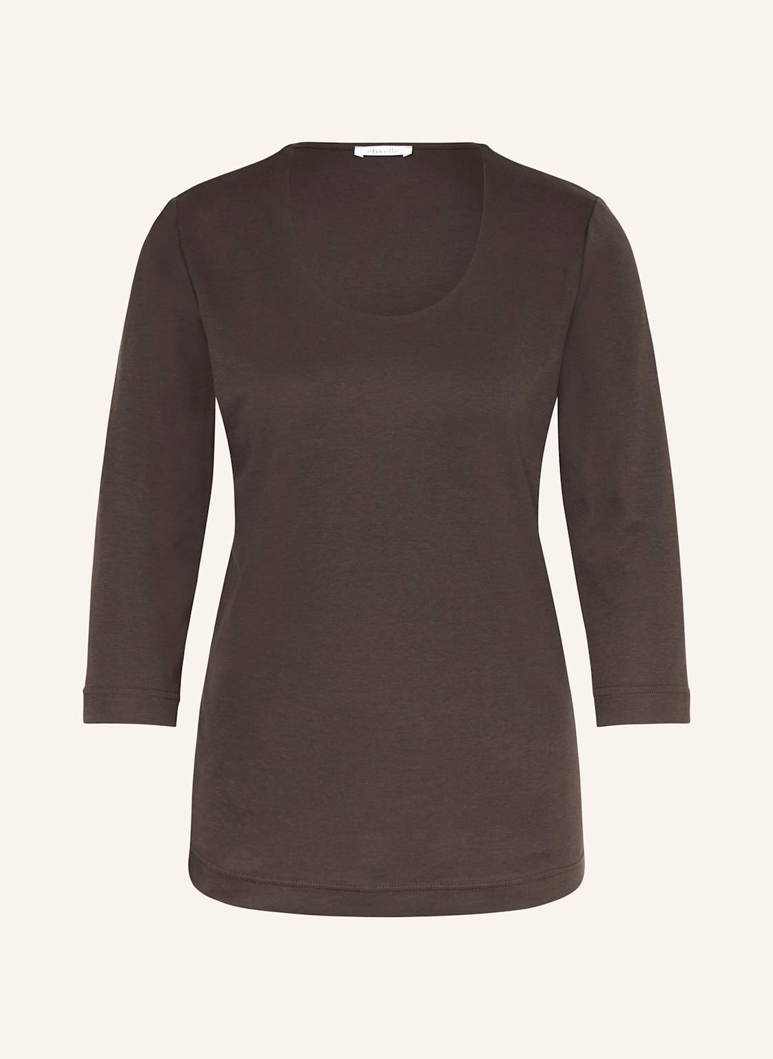 Efixelle Shirt Mit 3/4-Arm braun Efixelle Shirt Mit 3/4-Arm braun von efixelle