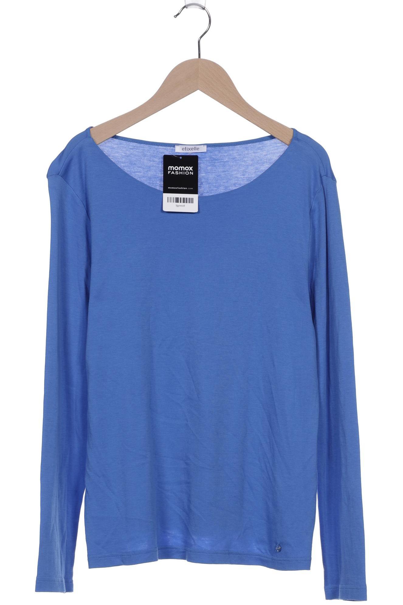 efixelle Damen Langarmshirt, blau von efixelle